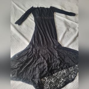 NWOT Long Sleeve Lace Mermaid Dress